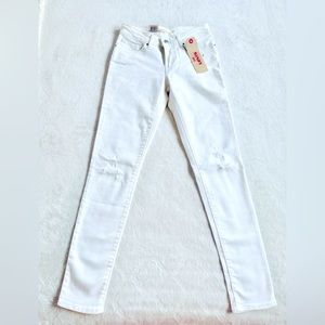Levi's 711 Women's White Skinny Stretch Denim Jeans